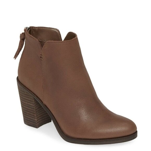 NEW BP Jett Cognac Brown Leather Ankle Bootie 10 - Picture 1 of 8